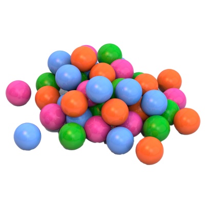 Шарики для сухого бассейна диаметром 8 см 50 штук Нордпласт 414 1